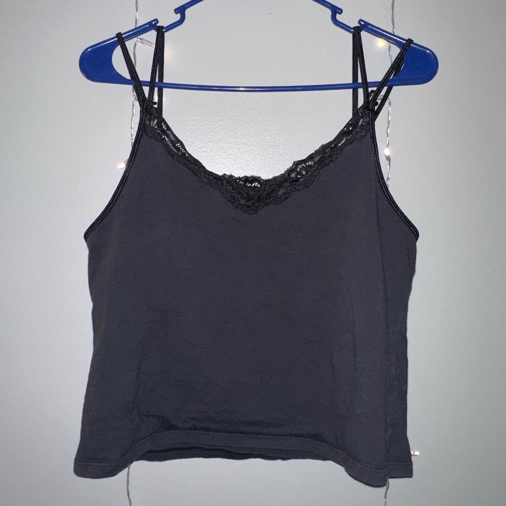 VASSARETTE Lace Trim Camisole Tanktop